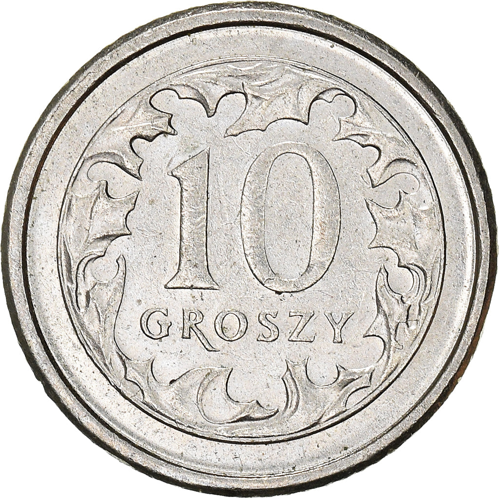 Moneta, Polonia, 10 Groszy, 2007