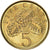 Münze, Singapur, 5 Cents, 2000