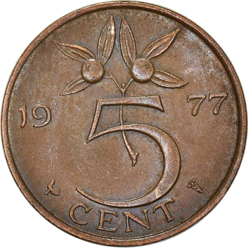 Moneta, Paesi Bassi, 5 Cents, 1977