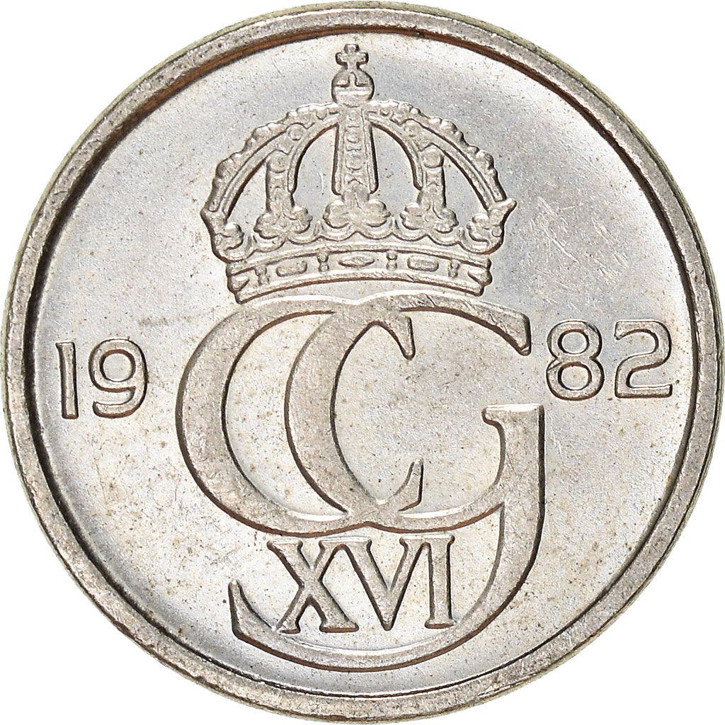 Moneta, Svezia, 10 Öre, 1982