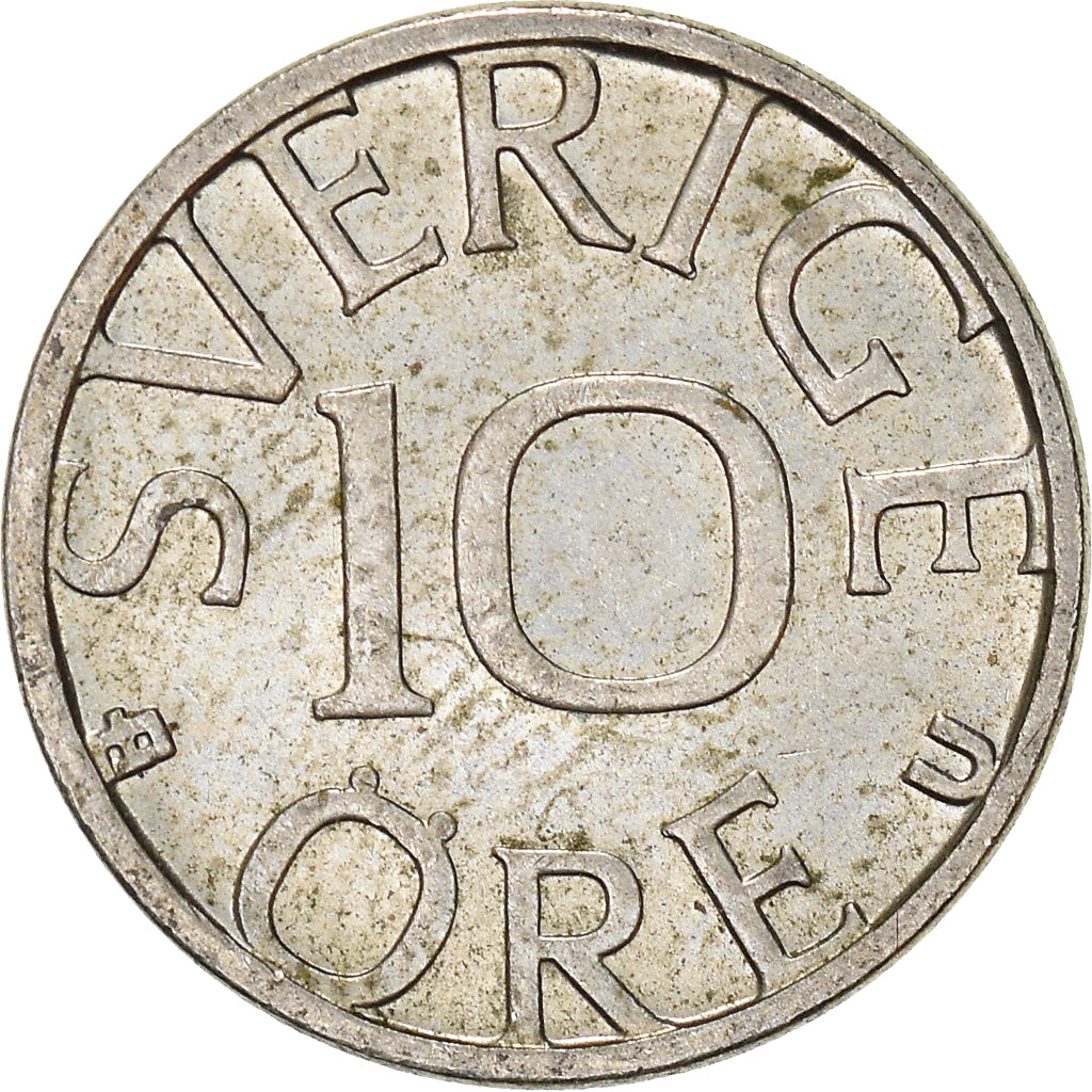 Moneta, Svezia, 10 Öre, 1982