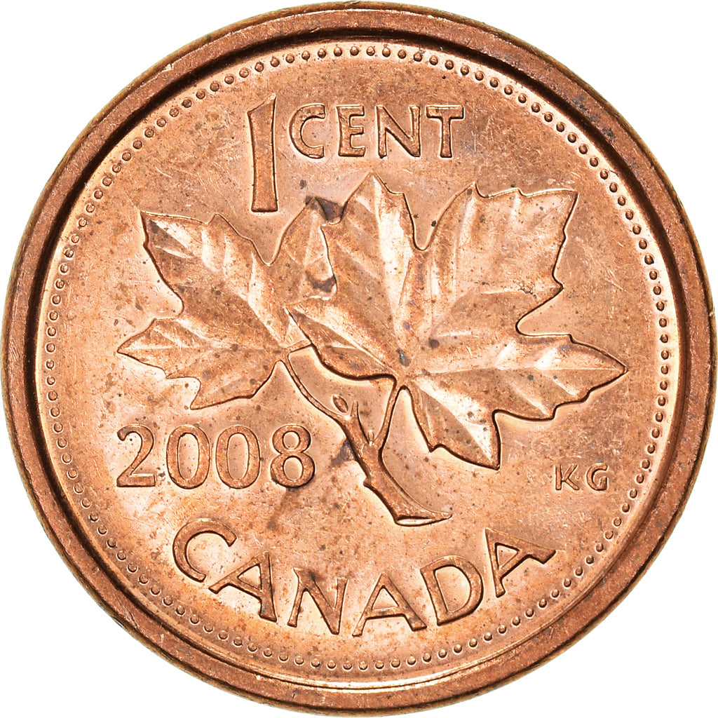 Moneta, Canada, Cent, 2008