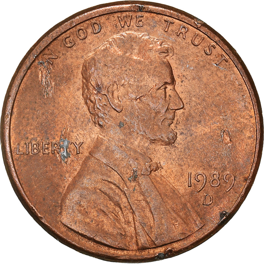 Münze, Vereinigte Staaten, Cent, 1989