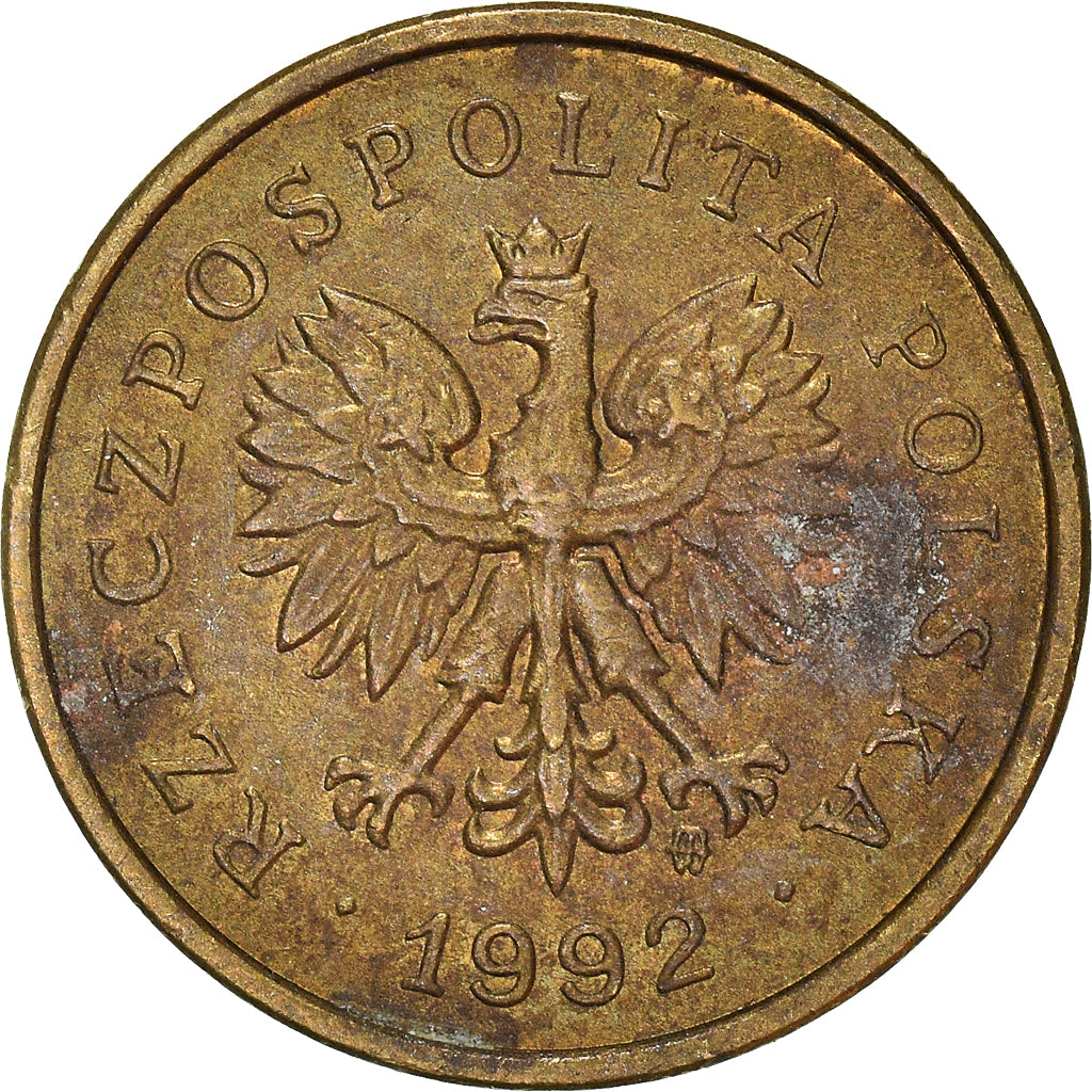 Moeda, Polónia, 2 Grosze, 1992