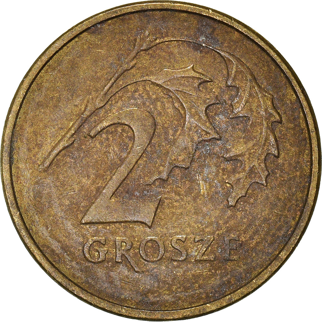 Moeda, Polónia, 2 Grosze, 1992