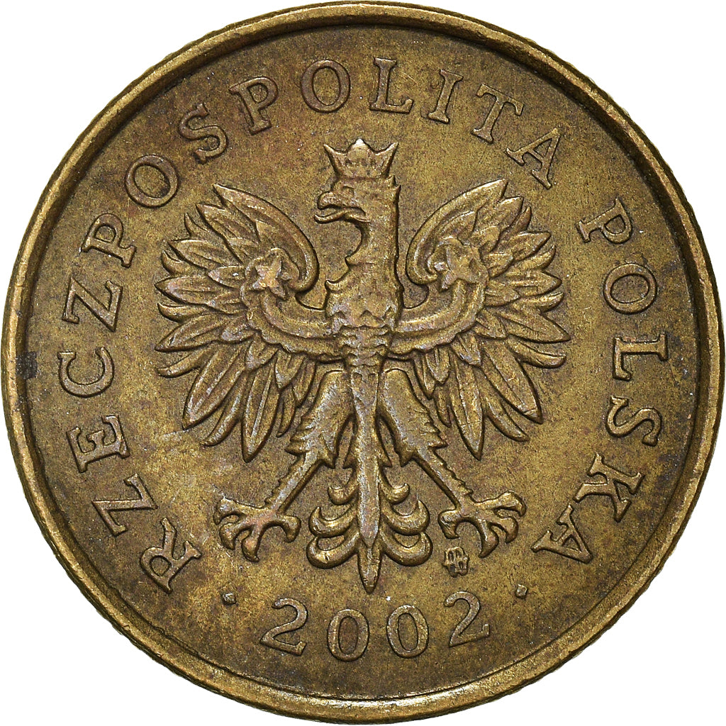 Moeda, Polónia, 5 Groszy, 2002