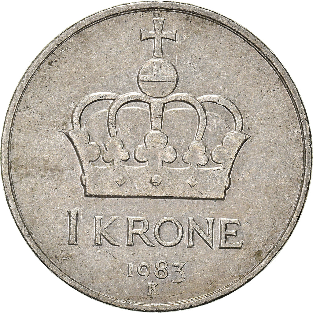 Münze, Norwegen, Krone, 1983