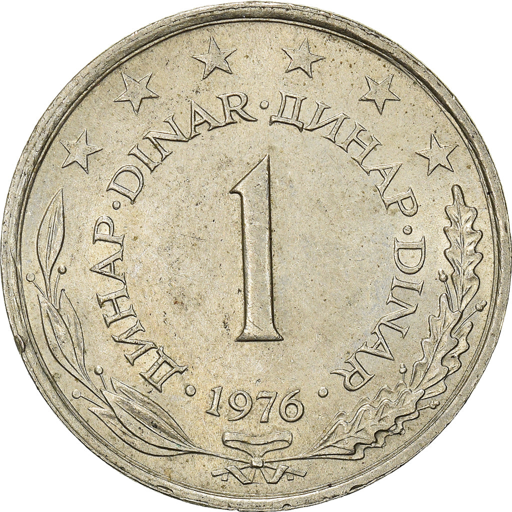 Münze, Jugoslawien, Dinar, 1976