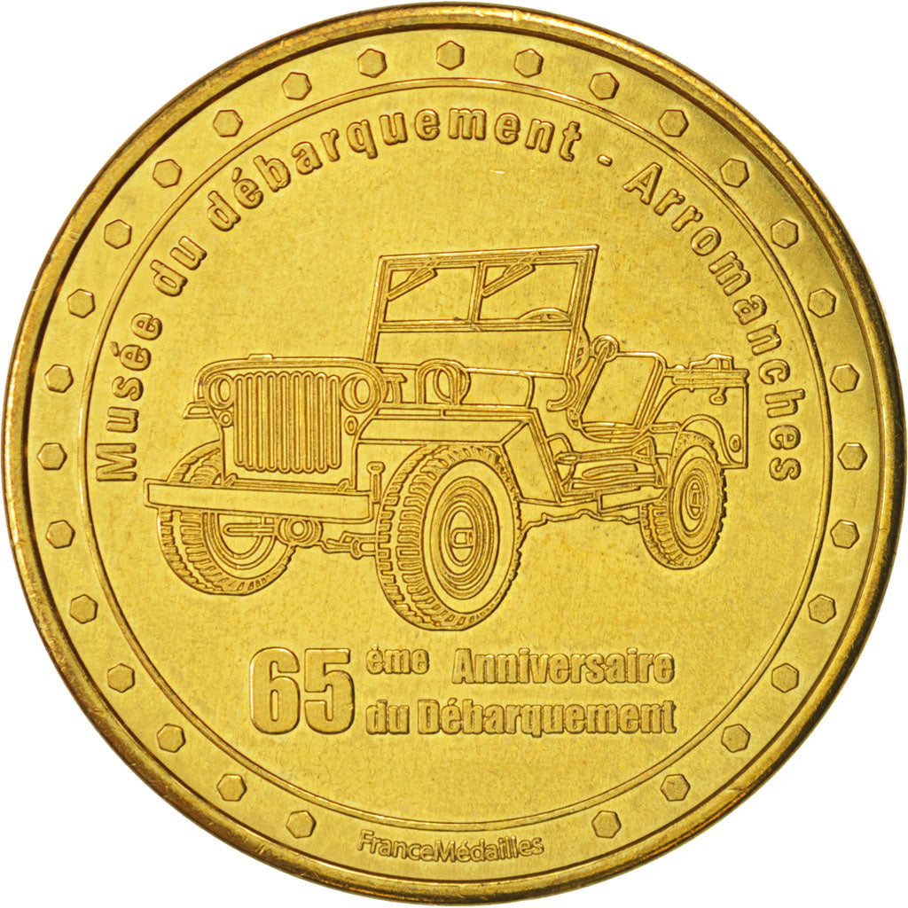 Tourist Token, Musée du Débarquement, Normandie, 65 Ans, Undated, MS(63)