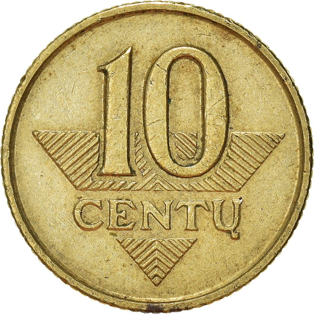 Monnaie, Lituanie, 10 Centu, 1997