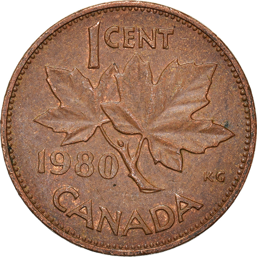 Moneta, Canada, Cent, 1980