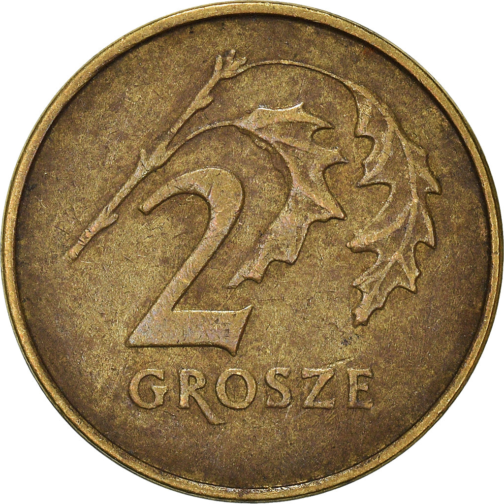 Munten, Polen, 2 Grosze, 1992