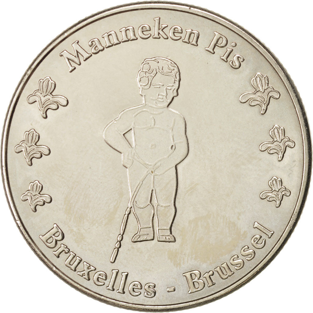 Belgium, Tourist Token, Manneken Pis,Bruxelles, Undated, MS(63),Belgian Heritage