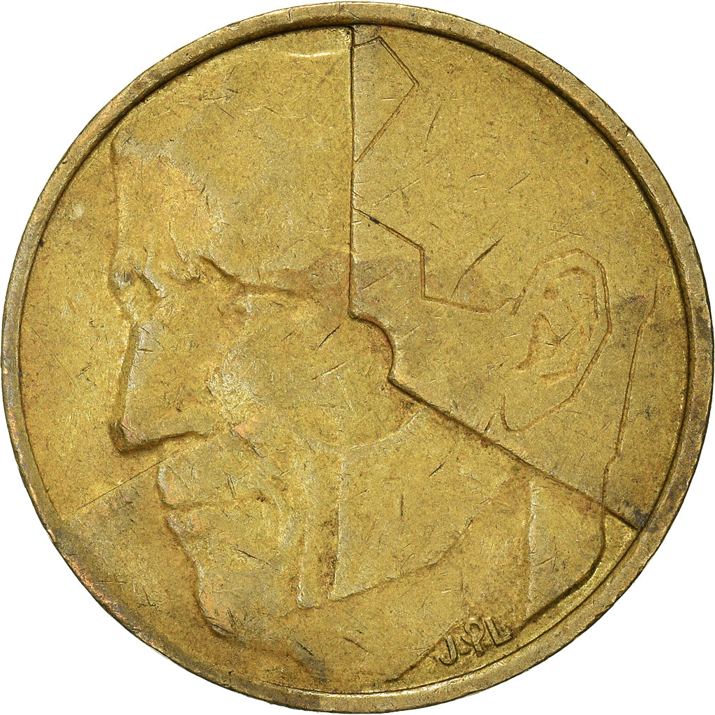 Münze, Belgien, 5 Francs, 5 Frank, 1986