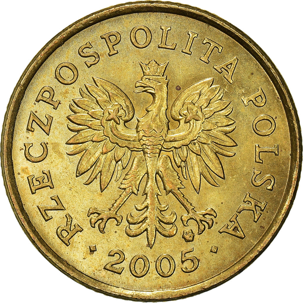 Moneta, Polonia, 5 Groszy, 2005