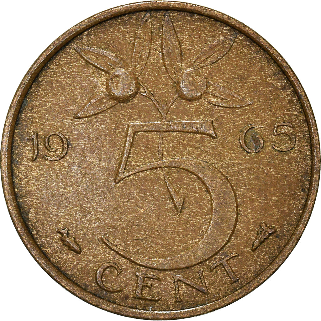Coin, Netherlands, 5 Cents, 1965