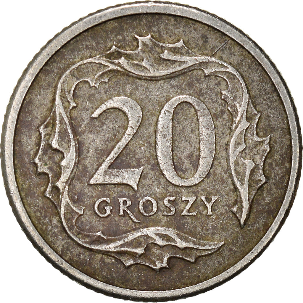 Moeda, Polónia, 20 Groszy, 2005