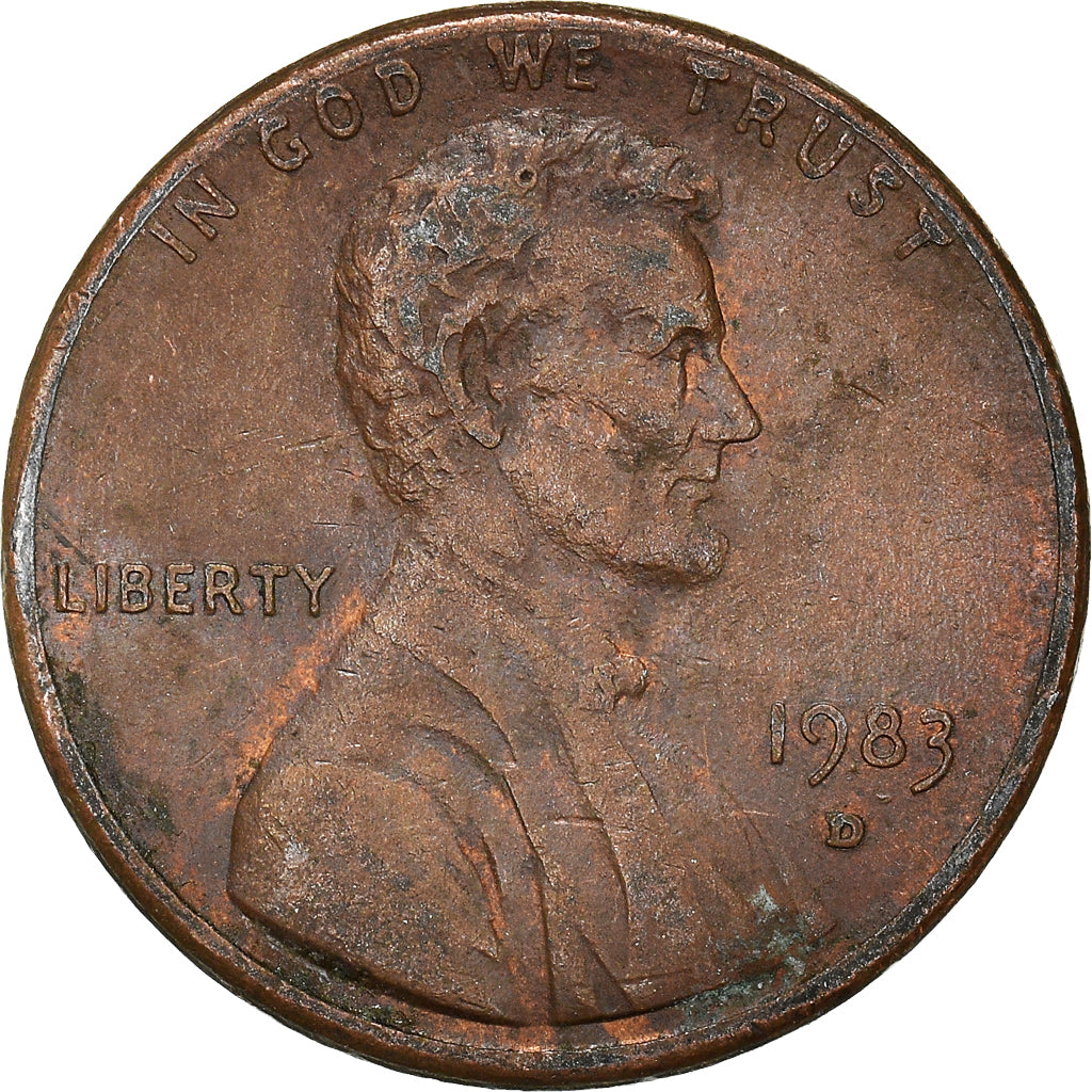 Moneta, Stati Uniti, Cent, 1983
