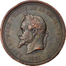 Frankreich, Medaille, Napoléon III, Visite de la Chambre de Commerce de Lille