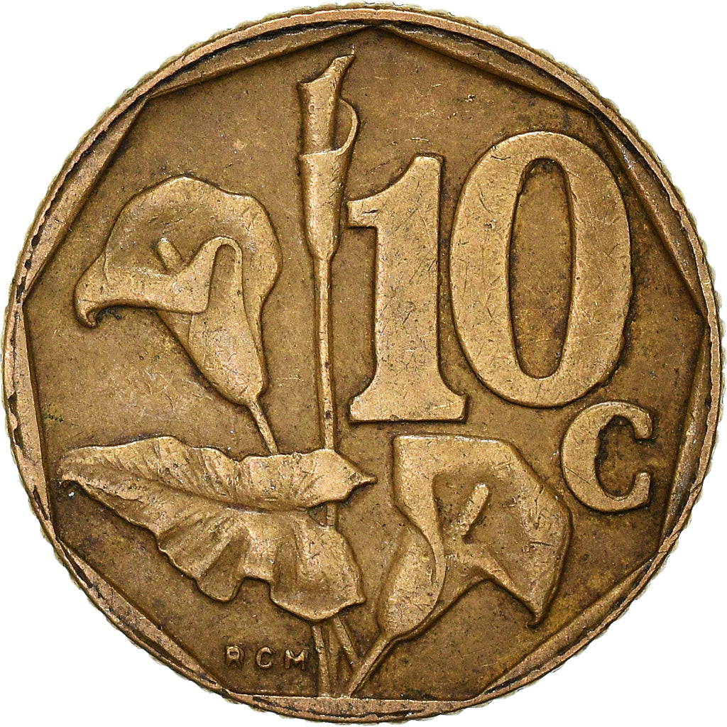 Münze, Südafrika, 10 Cents, 1996