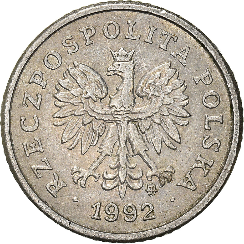 Moneda, Polonia, 10 Groszy, 1992