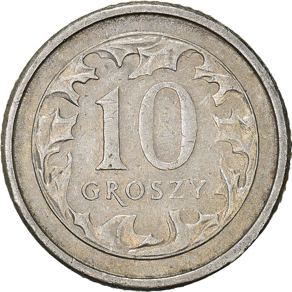 Moneda, Polonia, 10 Groszy, 1992
