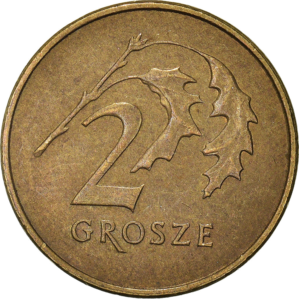 Monnaie, Pologne, 2 Grosze, 2009
