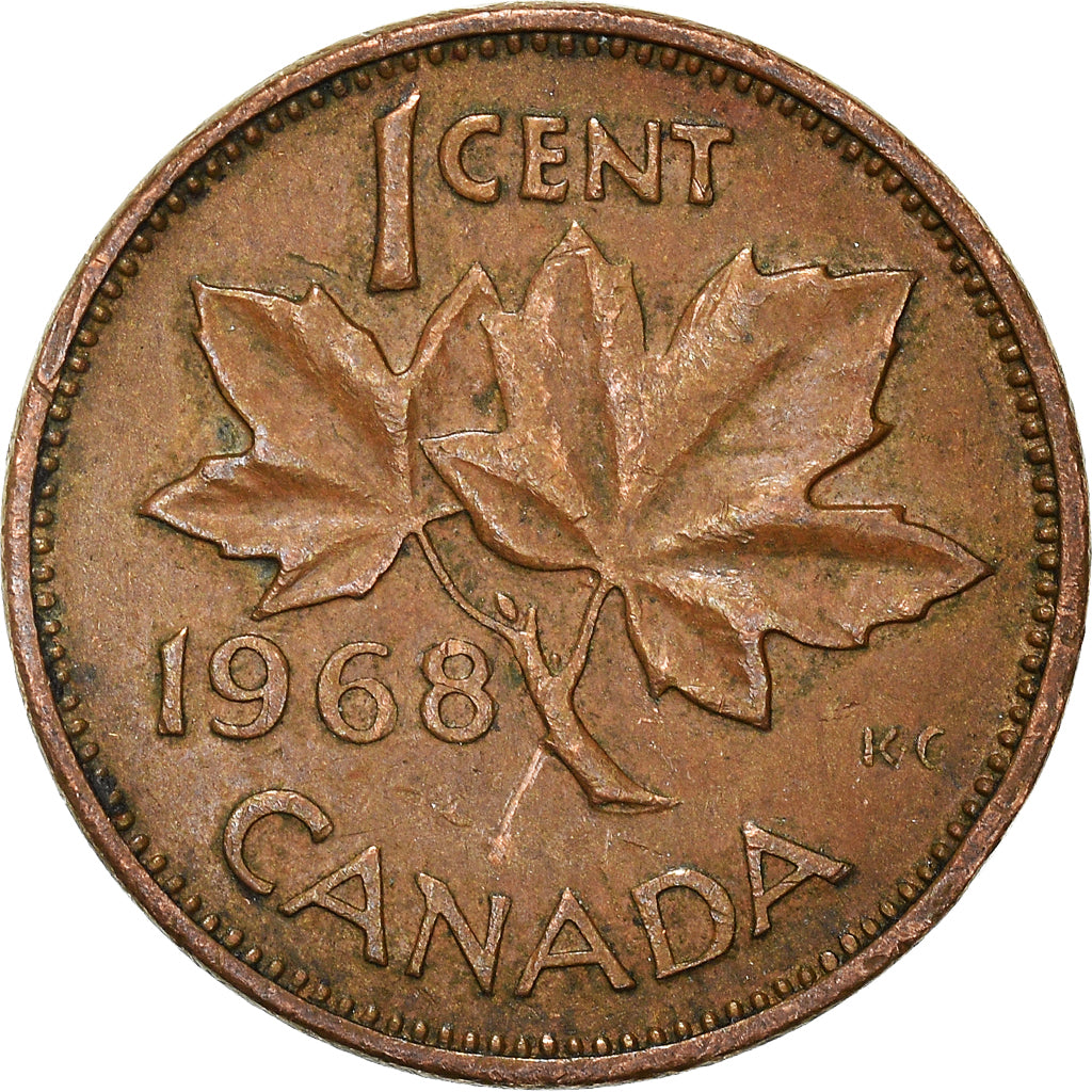 Moneta, Canada, Cent, 1968