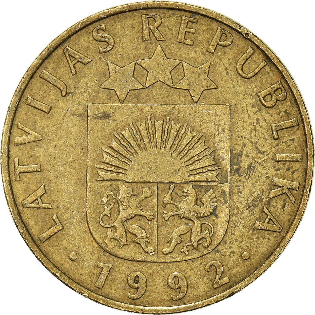 Coin, Latvia, 20 Santimu, 1992