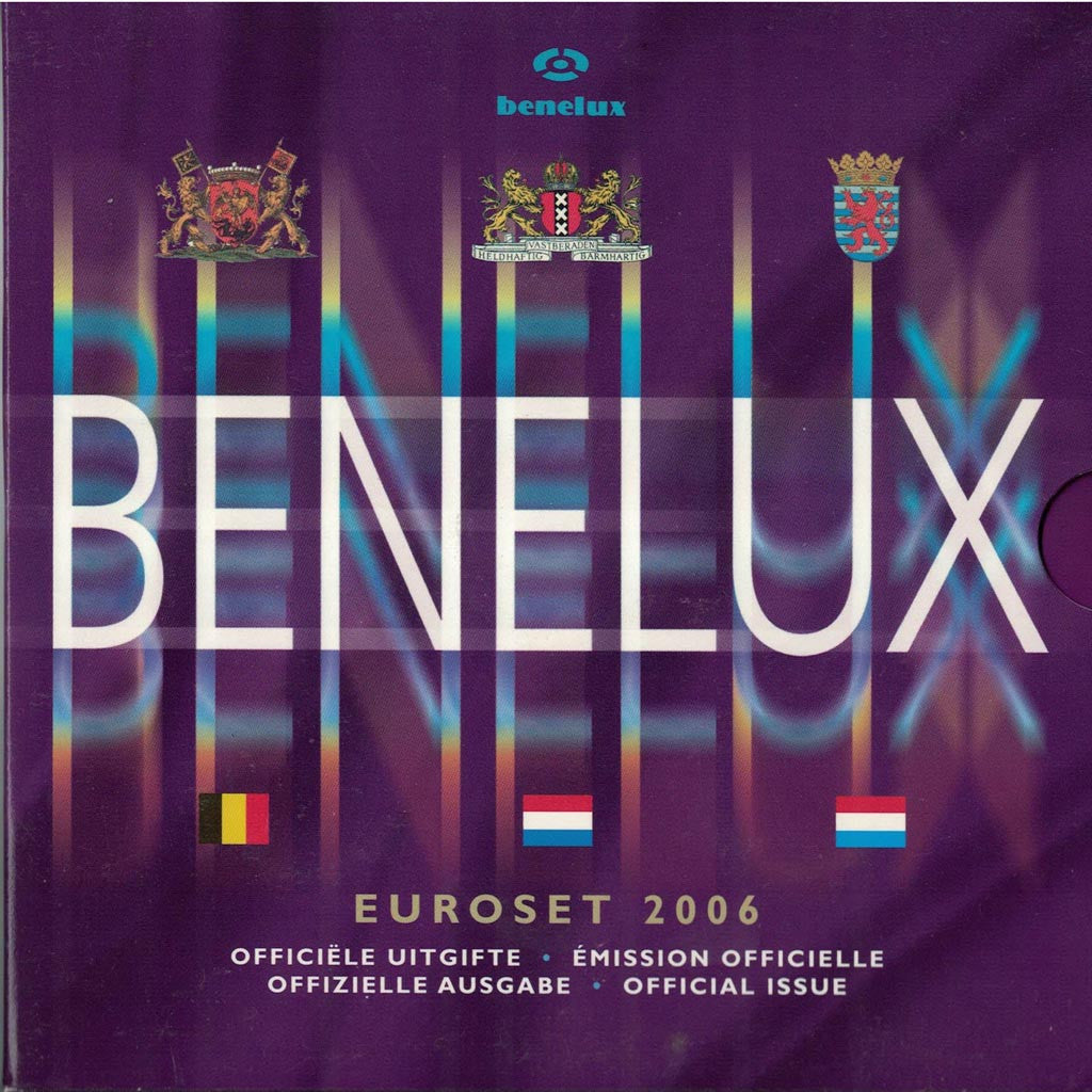 Benelux, Euro Set of 24 coins + 1 token, 2006