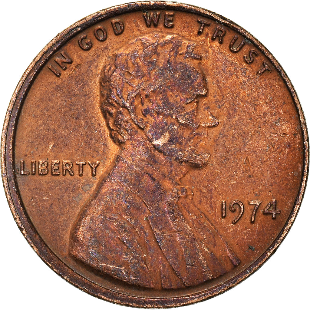 Münze, Vereinigte Staaten, Cent, 1974