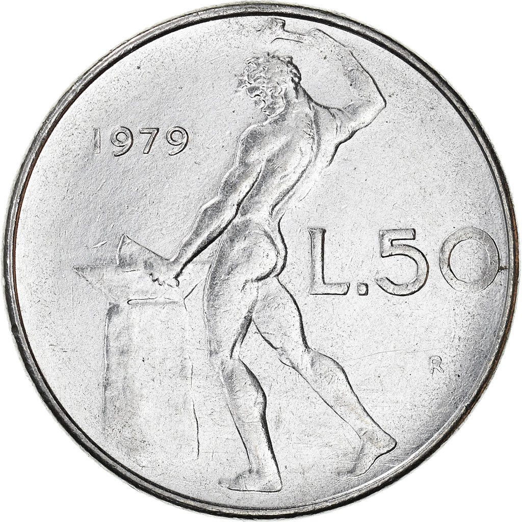 Moneta, Włochy, 50 Lire, 1979
