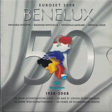 Benelux, Euro Set of 24 coins + 1 token, 2008