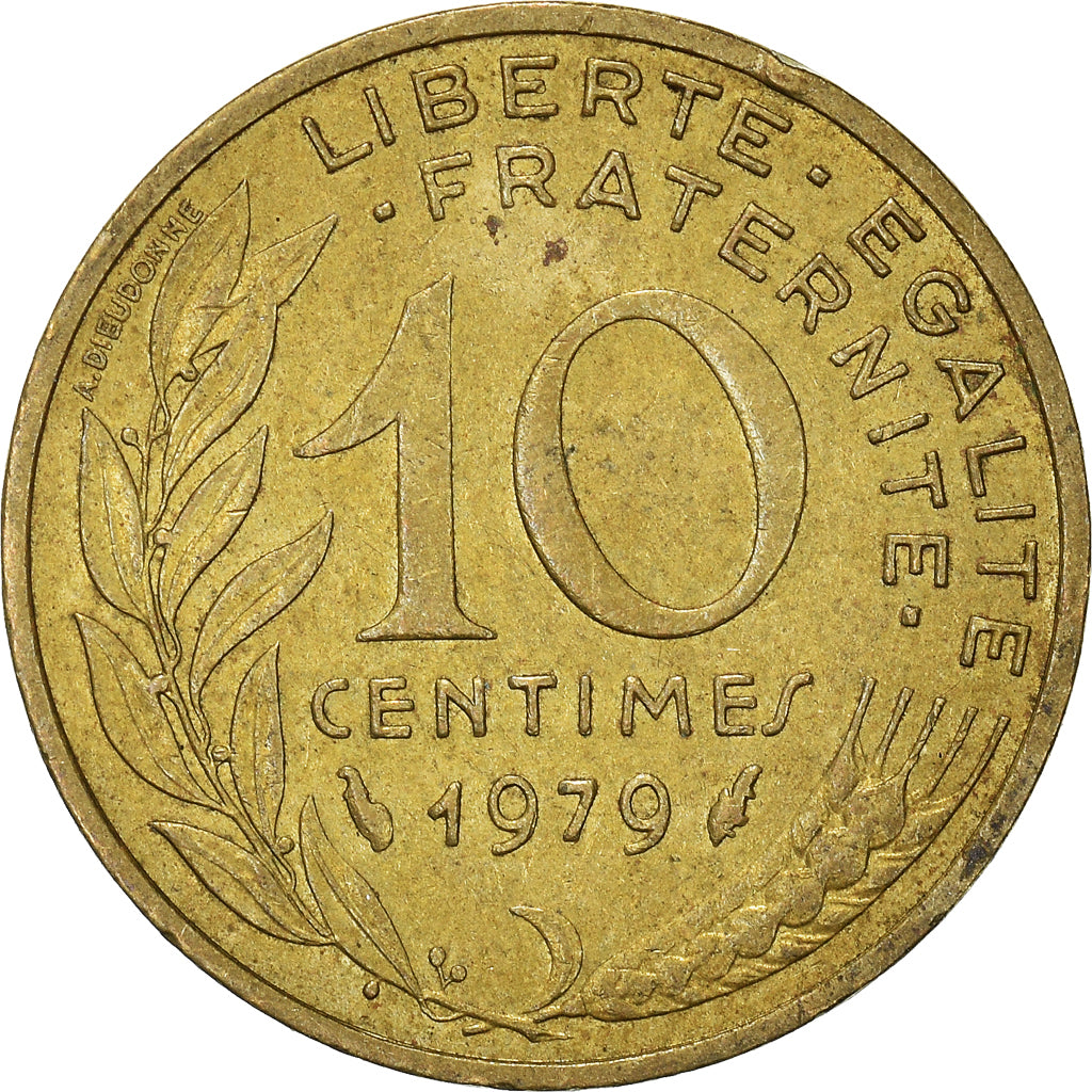 Coin, France, 10 Centimes, 1979