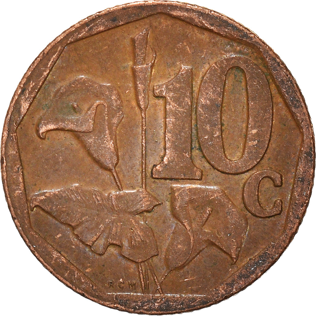 Moneda, Sudáfrica, 10 Cents, 2013