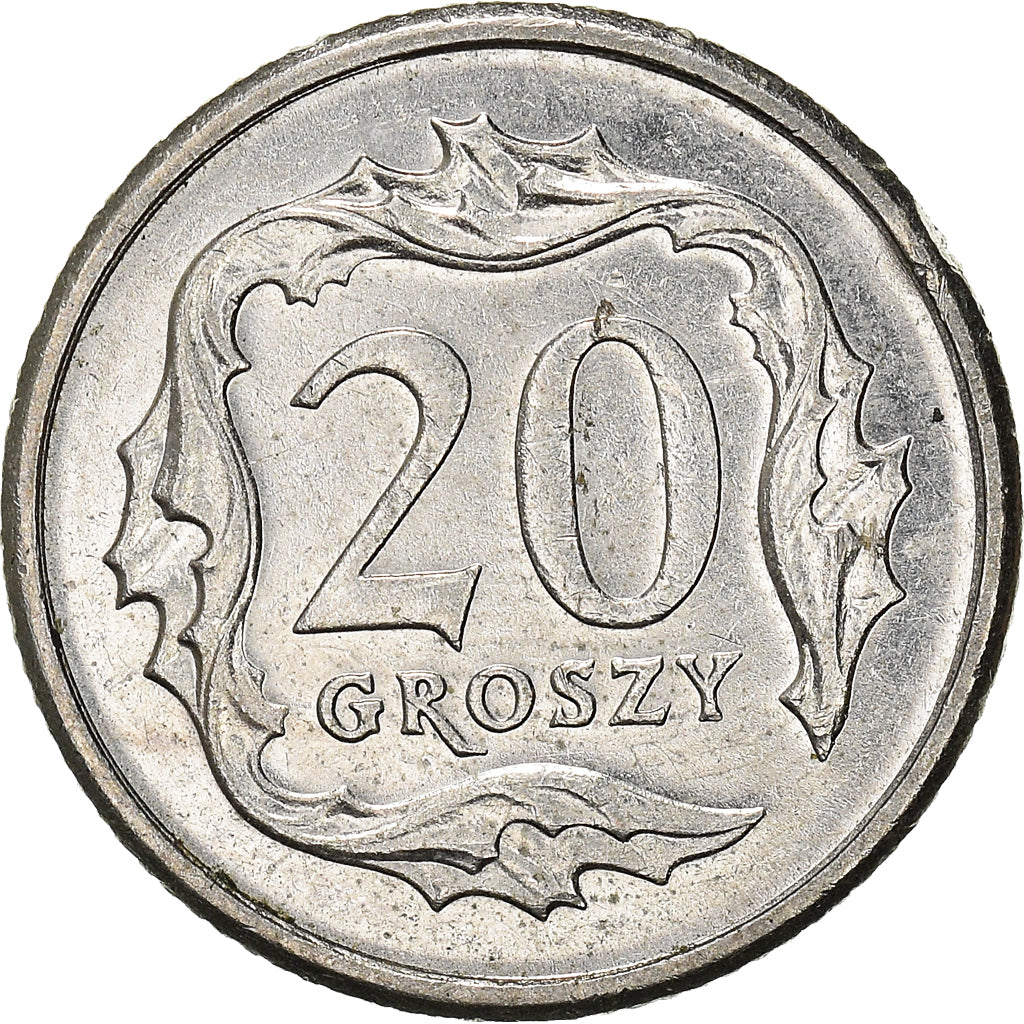 Moneta, Polonia, 20 Groszy, 2008
