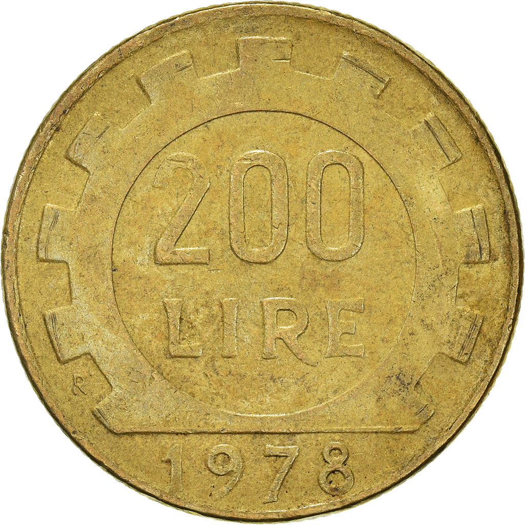 Munten, Italië, 200 Lire, 1978