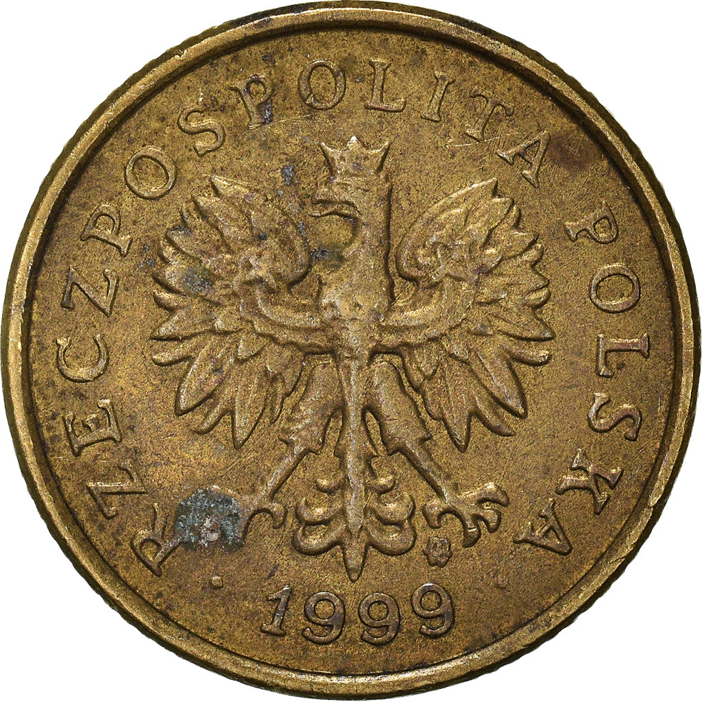 Moneta, Polonia, 5 Groszy, 1999