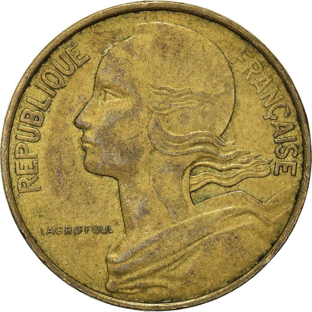 Coin, France, 10 Centimes, 1976