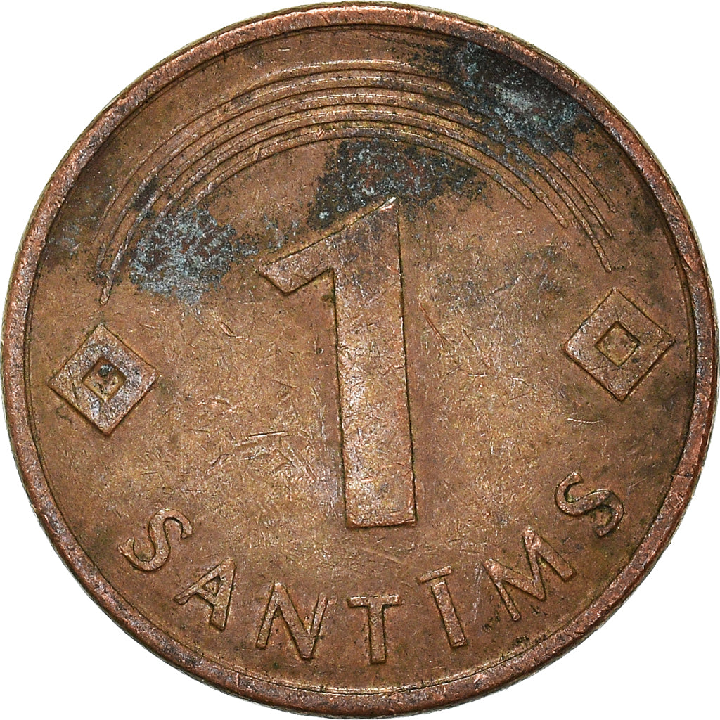 Munten, Letland, Santims, 1997