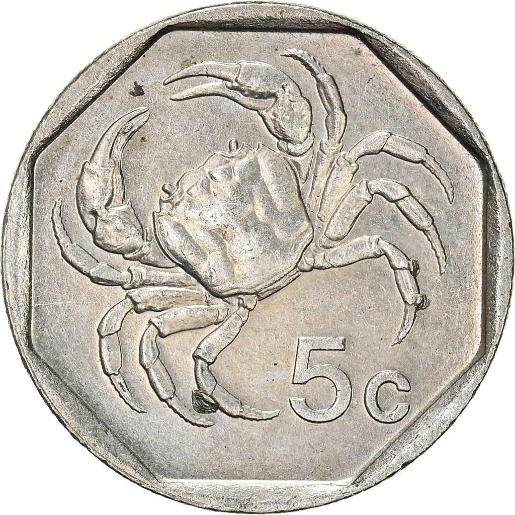 Munten, Malta, 5 Cents, 1998