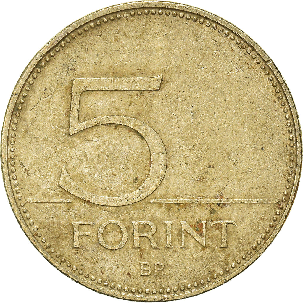 Moeda, Hungria, 5 Forint, 2001