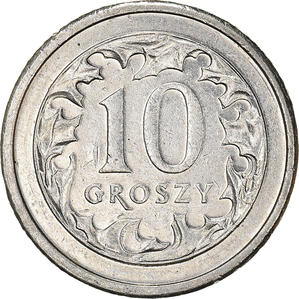 Moneta, Polonia, 10 Groszy, 2009