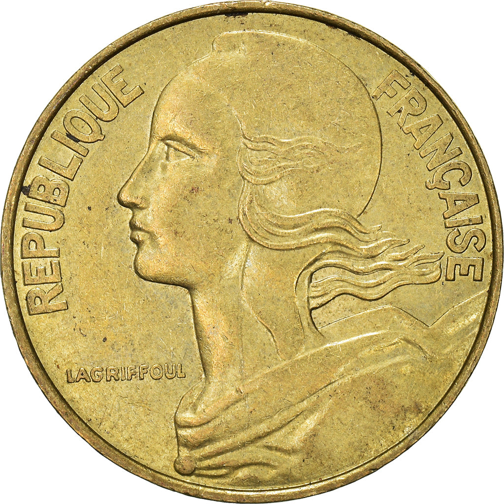 Moeda, França, 20 Centimes, 1985