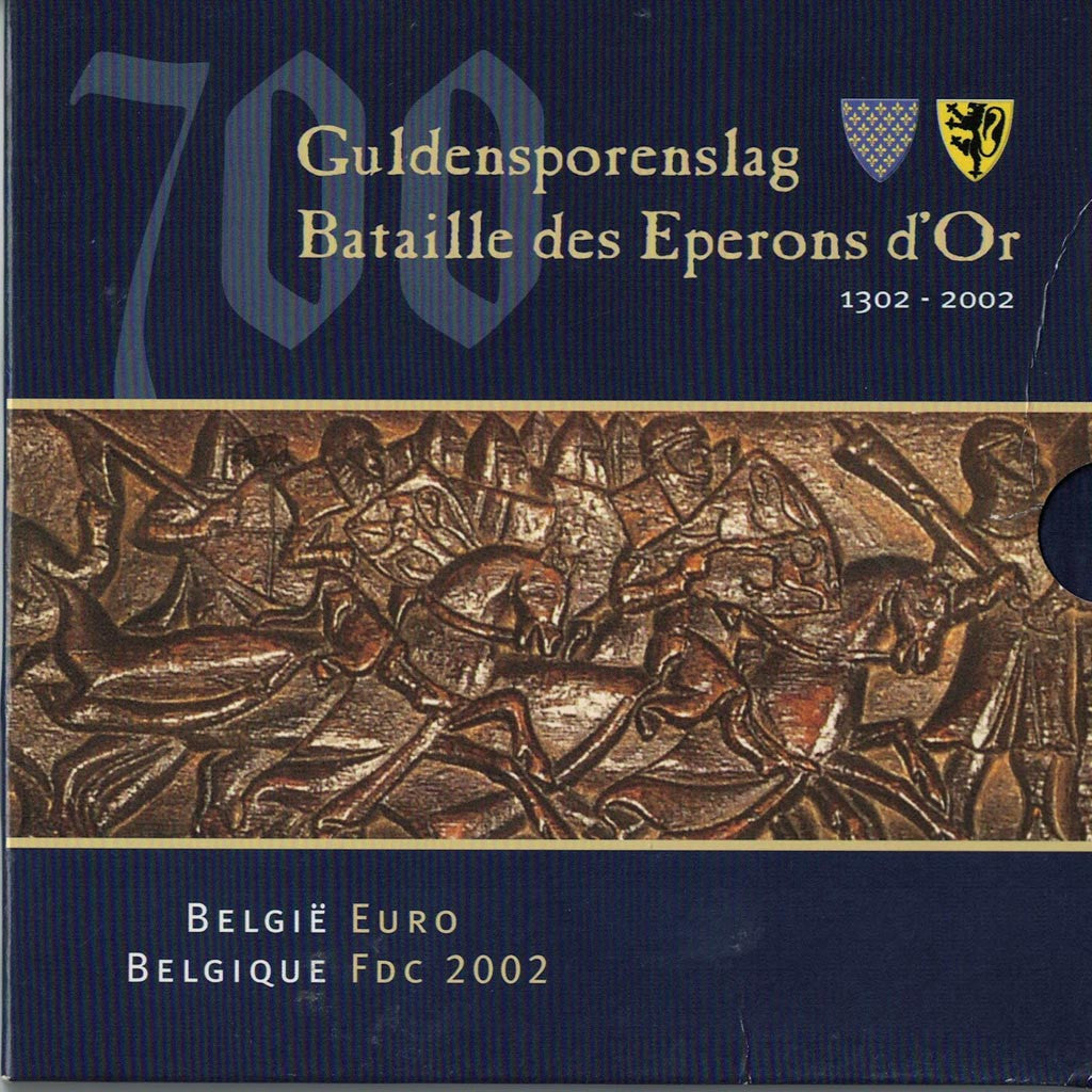 Belgium, Euro Set of 8 coins + 1 token , 2002