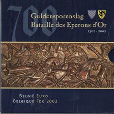 Belgium, Euro Set of 8 coins + 1 token , 2002