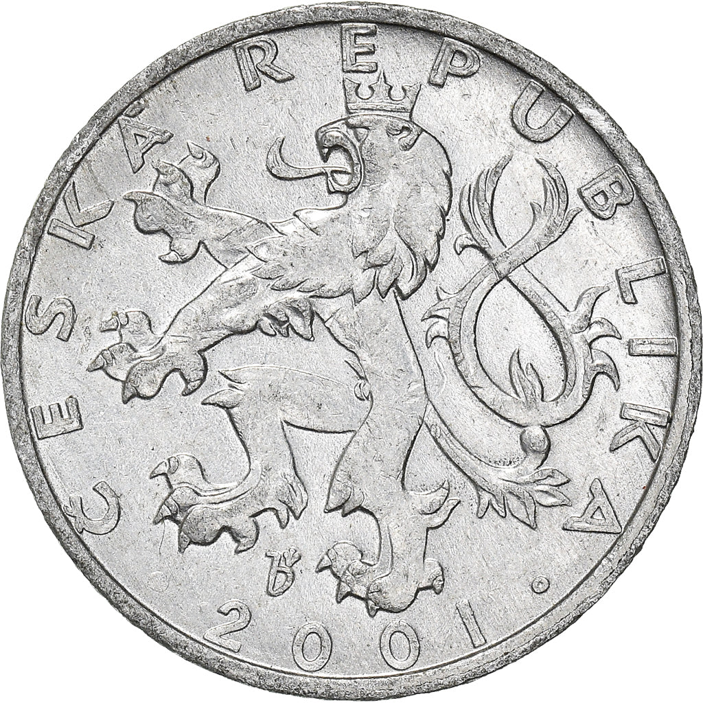 Moneta, Repubblica Ceca, 50 Haleru, 2001