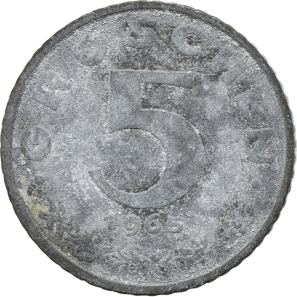 Coin, Austria, 5 Groschen, 1965