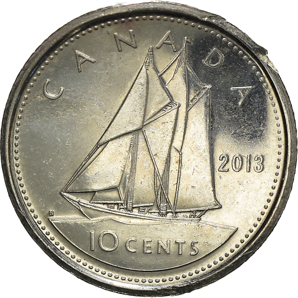 Coin, Canada, 10 Cents, 2013