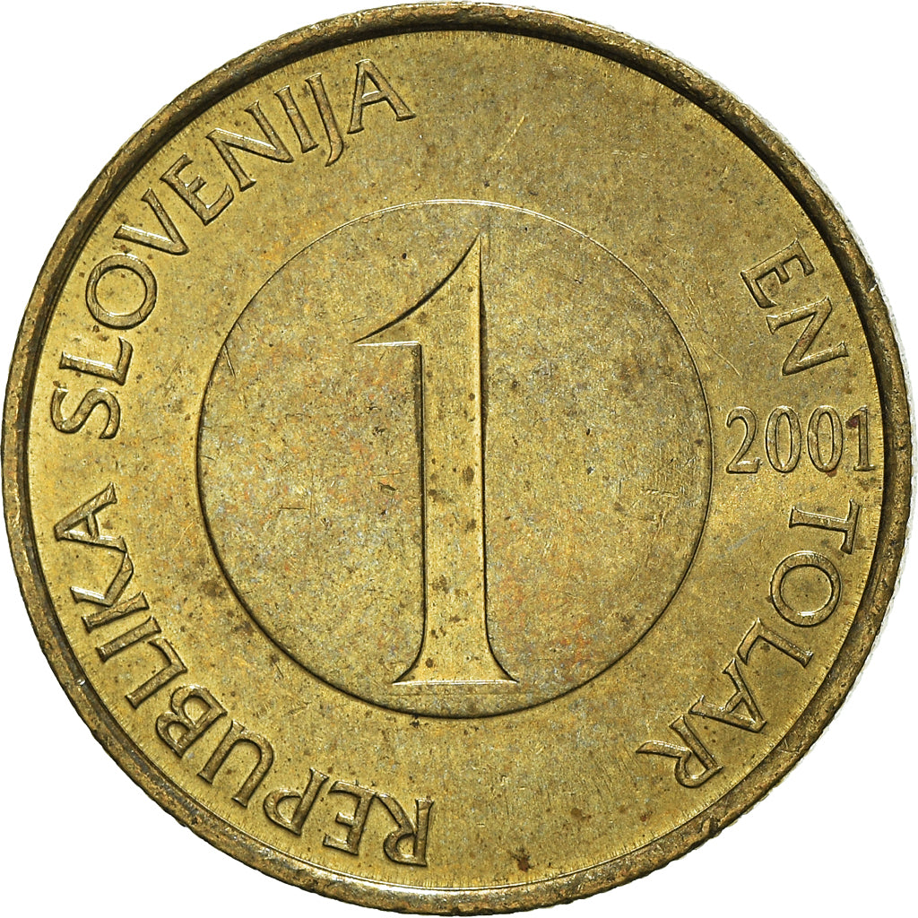 Münze, Slowenien, Tolar, 2001